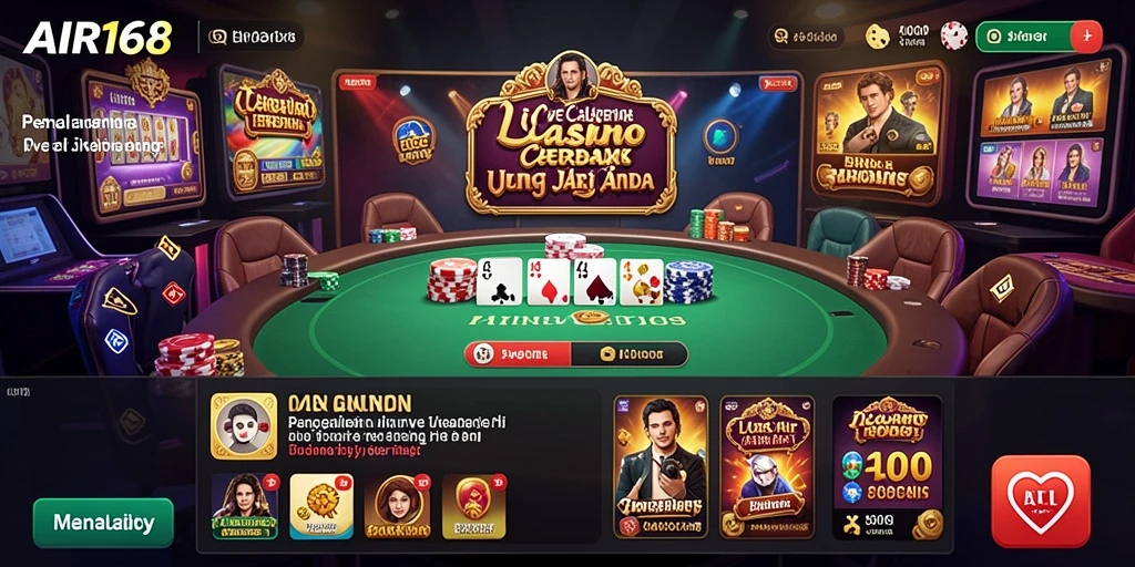 Gameplay Live Casino yang menarik dan interaktif di AIR168.