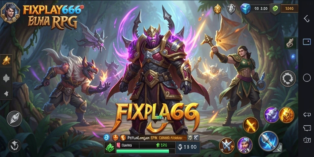 Tampilan menarik dari gameplay FIXPLAY666 dengan aksi RPG yang seru.