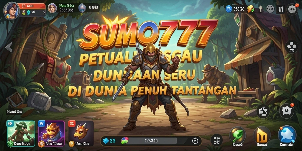 Tampilan gameplay SUMO777 yang penuh petualangan dan tantangan.