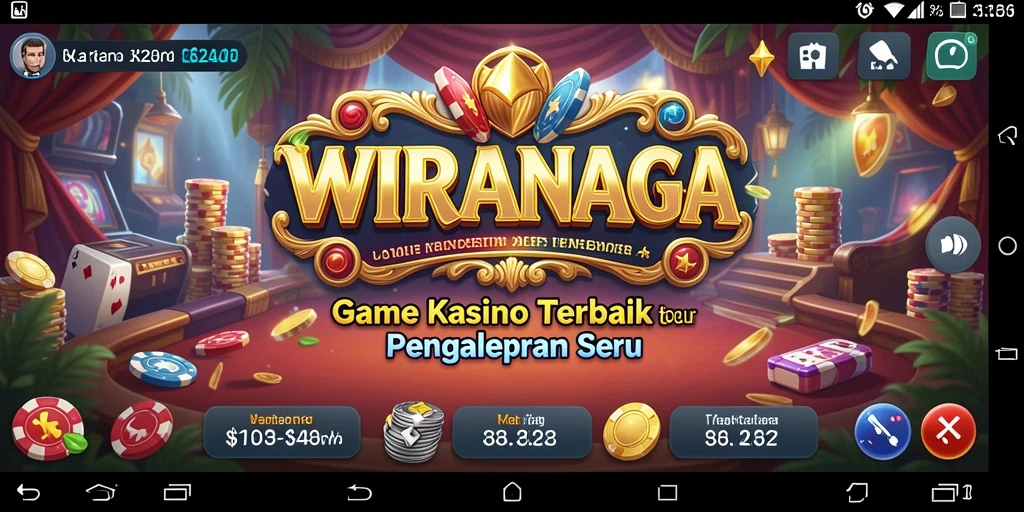 Tampilan gameplay Kasino yang menarik dari WIRANAGA.